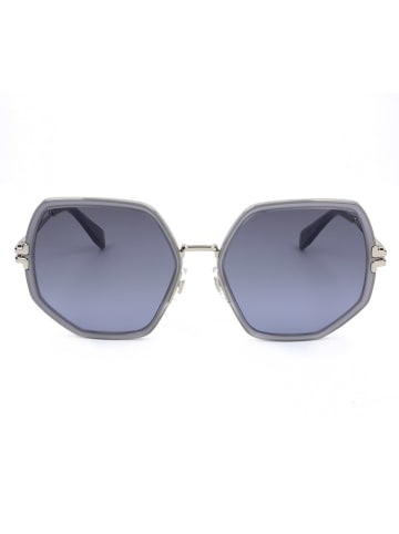 Marc Jacobs Damskie okulary przeciwsłoneczne w kolorze srebrno-niebieskim