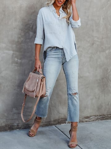 LA Angels Bluse in Hellblau