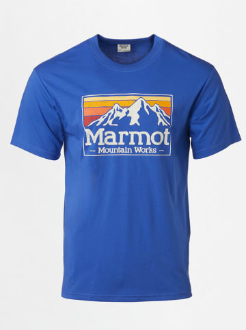 Marmot Shirt "Gradient" in Blau