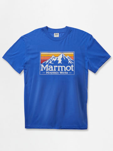 Marmot Shirt "Gradient" in Blau
