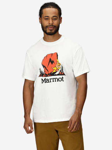 Marmot Shirt "Bouldering Marty" in Weiß