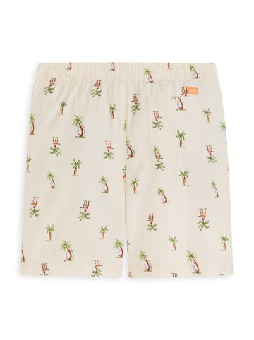 Scotch & Soda Szorty w kolorze kremowo-oliwkowym