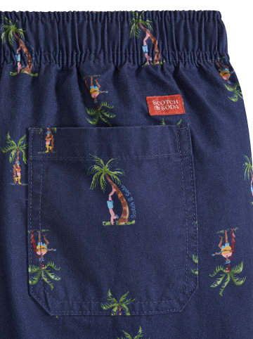 Scotch & Soda Szorty w kolorze granatowo-oliwkowym