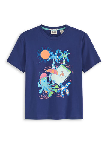 Scotch & Soda Shirt blauw/meerkleurig