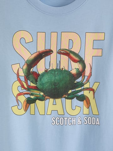 Scotch & Soda Shirt in Hellblau/ Bunt