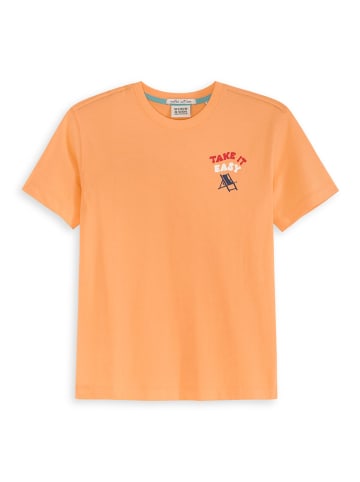 Scotch & Soda Shirt in Orange/ Bunt