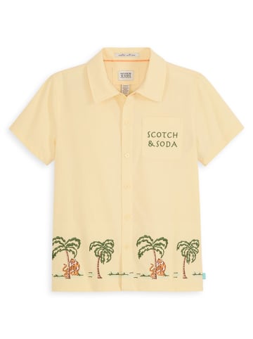 Scotch & Soda Koszula w kolorze pomarańczowym ze wzorem