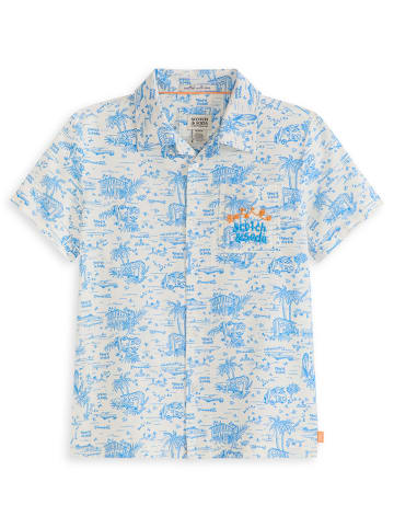 Scotch & Soda Hemd in Blau/ Weiß