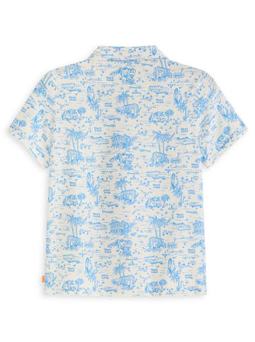 Scotch & Soda Hemd in Blau/ Weiß
