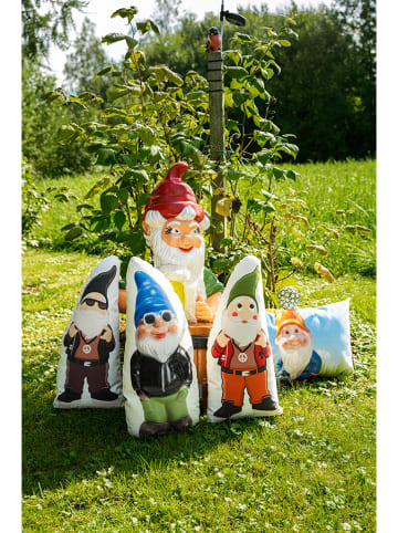 Magma Heimtex Kussen "Tuinkabouter" blauw - (L)30 x (B)50 cm