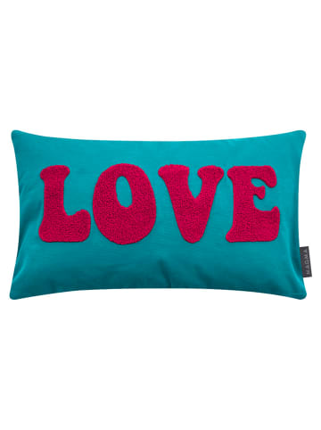 Magma Heimtex Kussenhoes "Jolly" turquoise - (L)30 x (B)50 cm