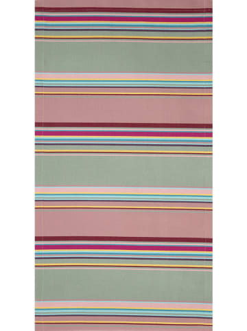 Magma Heimtex Outdoor-Tischläufer "Saint Tropez" in Rosa/ Mint - (L)145 x (B)40 cm