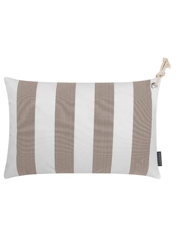 Magma Heimtex Outdoor-Kissenhülle "Santorini" in Taupe - (L)40 x (B)60 cm