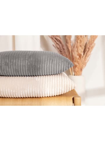 Magma Heimtex Kissenhülle "Shara" in Grau - (L)45 x (B)45 cm