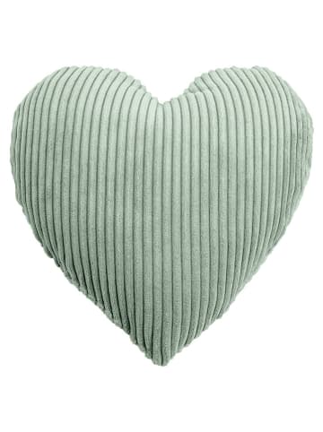 Magma Heimtex Kissen "Shara" in Salbei - (B)43 x (H)43 cm