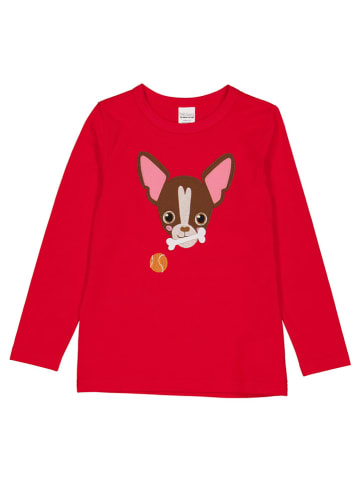 Fred´s World by GREEN COTTON Longsleeve "Hello dog" in Rot