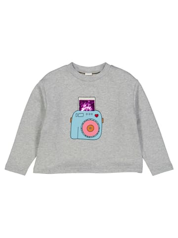 Fred´s World by GREEN COTTON Bluza "Hello snap" w kolorze szarym