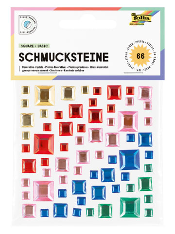 folia PAPER Schmucksteine "Square Basic" - ab 5 Jahren