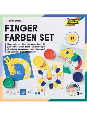 folia PAPER Fingerfarben-Zeichenset "Happy Safari" - ab 6 Jahren