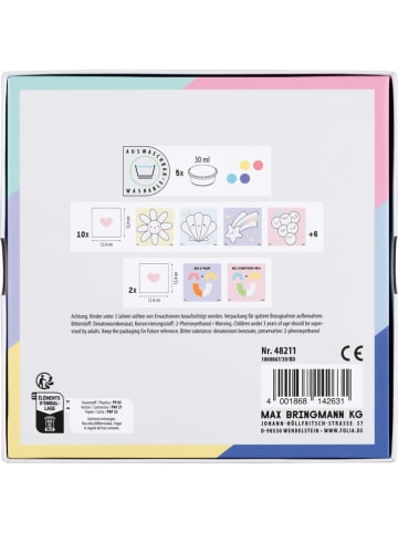 folia PAPER Fingerfarben-Zeichenset "Sweet Rainbow" - ab 6 Jahren