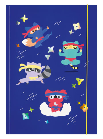 folia PAPER Sammelmappe "Ninjas" in Dunkelblau - DIN A3