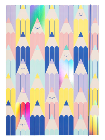 folia PAPER Sammelmappe "Pencils" in Bunt - DIN A3