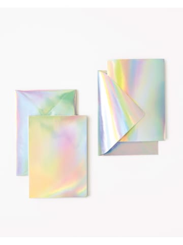 folia PAPER Klappkarten in Bunt - (B)10,5 x (H)15 cm