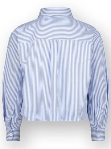 RAIZZED® Bluse in Hellblau/ Weiß
