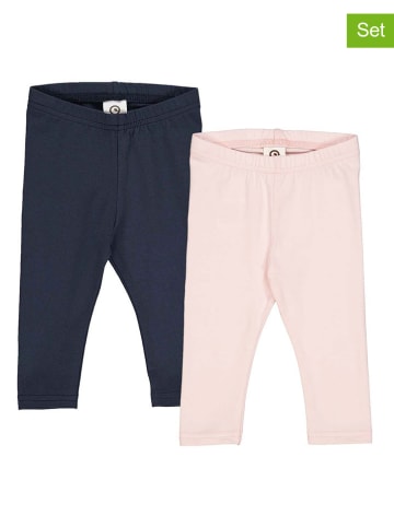 müsli 2er-Set: Leggings in Rosa/ Dunkelblau
