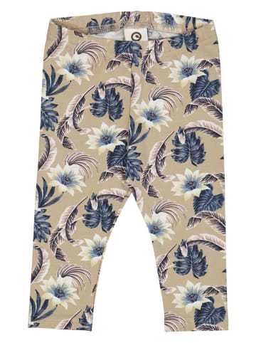 müsli Leggings in Beige/ Hellblau