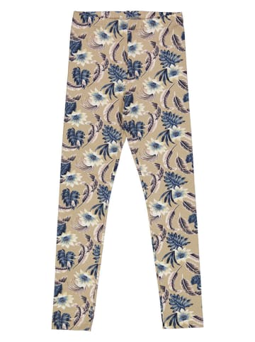müsli Leggings in Beige/ Hellblau