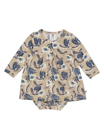 müsli Bodykleid in Beige/ Hellblau