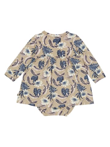 müsli Bodykleid in Beige/ Hellblau