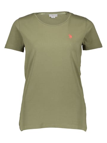 U.S. Polo Assn. Koszulka w kolorze khaki