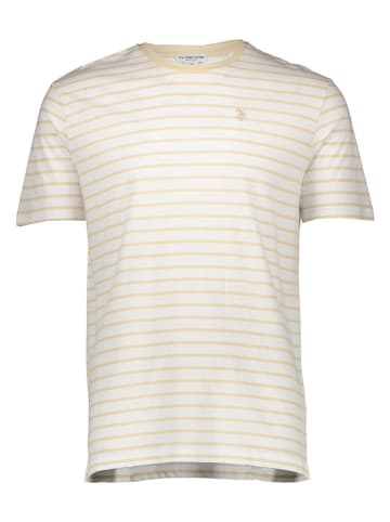 U.S. Polo Assn. Shirt beige/wit