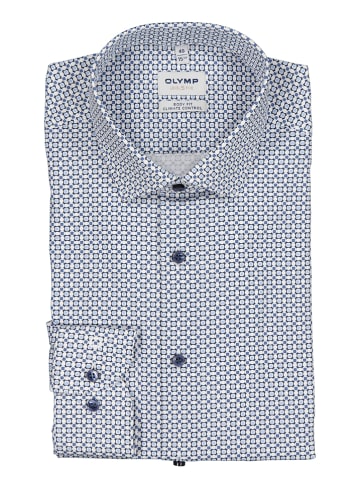 OLYMP Blouse "24/7 - Level 5" - body fit - blauw