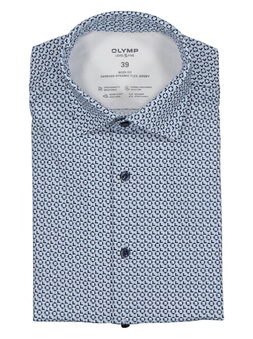 OLYMP Blouse "24/7 - Level 5" - body fit - donkerblauw