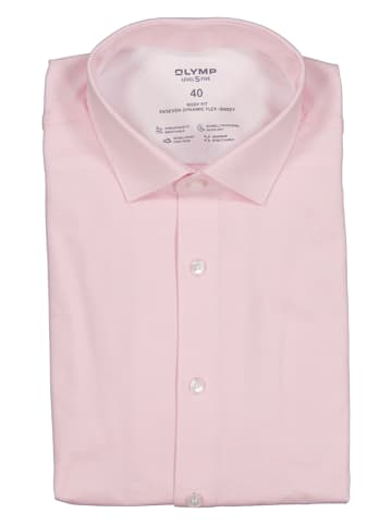 OLYMP Hemd ''24/7 - Level 5'' - Body fit - in Rosa
