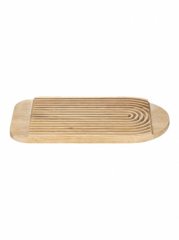 Blomus 2in1: Servierbrett "Zen" in Beige - (L)32 x (B)17 cm
