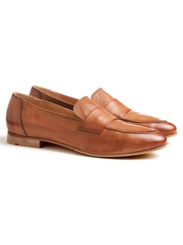 LLOYD Leder-Slipper in Hellbraun