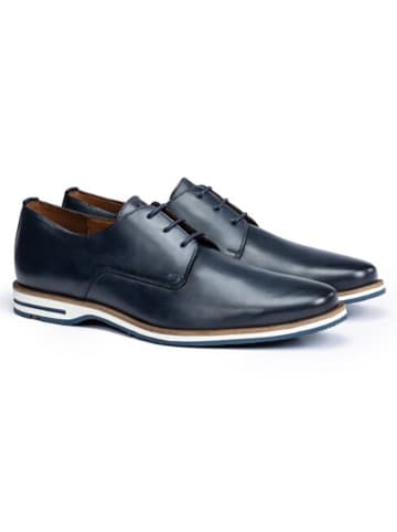 LLOYD Leder-Schnürschuhe "Dakin" in Dunkelblau