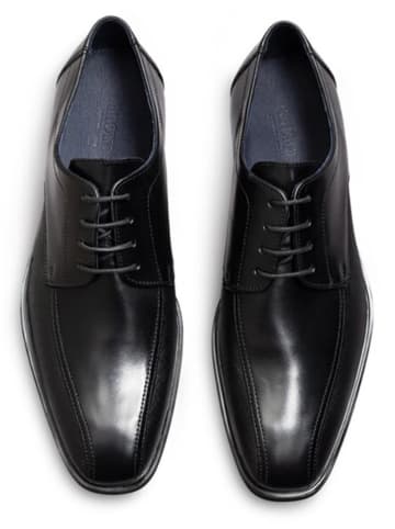LLOYD Leder-Schnürschuhe "George" in Schwarz