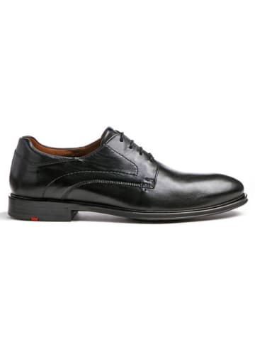 LLOYD Leder-Schnürschuhe "Milan" in Schwarz