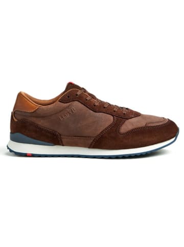LLOYD Leder-Sneakers "Edmond" in Hellbraun/ Braun