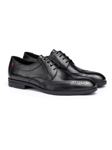 LLOYD Leren veterschoenen "Farley" zwart