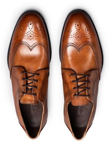 LLOYD Leren veterschoenen "Farley" lichtbruin