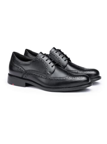 LLOYD Leder-Schnürschuhe "Tampico" in Schwarz
