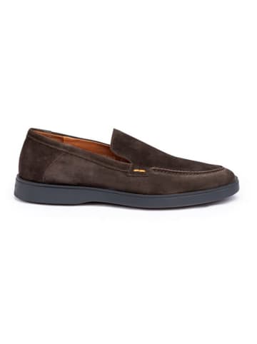 LLOYD Leder-Slipper "Hutching" in Braun