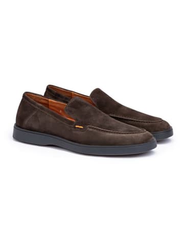 LLOYD Leder-Slipper "Hutching" in Braun