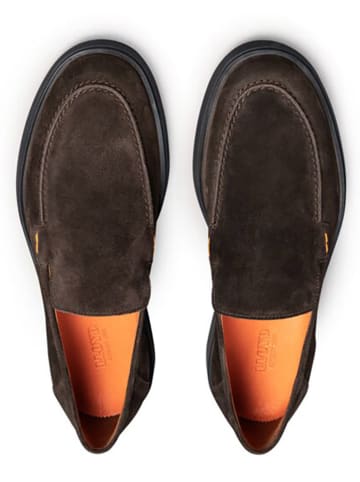 LLOYD Leder-Slipper "Hutching" in Braun